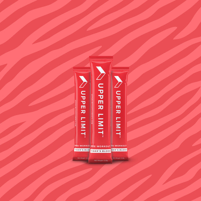 The best pre-workout (preworkout) for women on the go in stick pack form with a delicious Tiger's Blood flavor